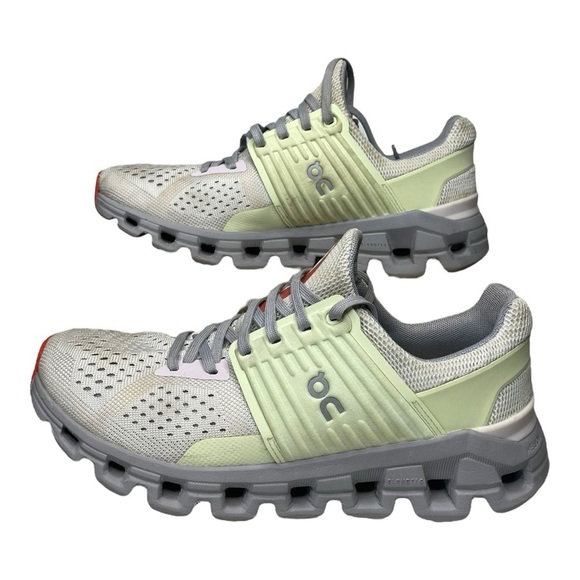 On Cloud Cloudswift Women's Running Shoes Sz 7 Ice / Oasis Cushion Performance - Picture 2 of 14